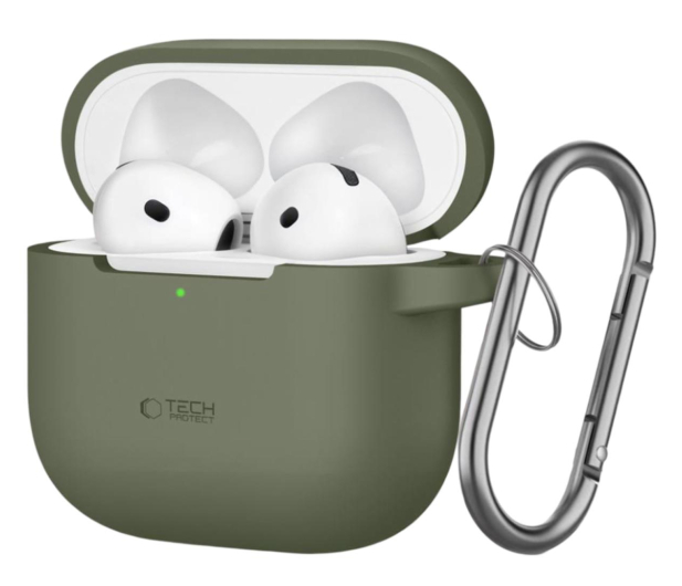 Tech-Protect Silicone Hook do Apple AirPods 4. generacji Olive Green - 1296601 - zdjęcie